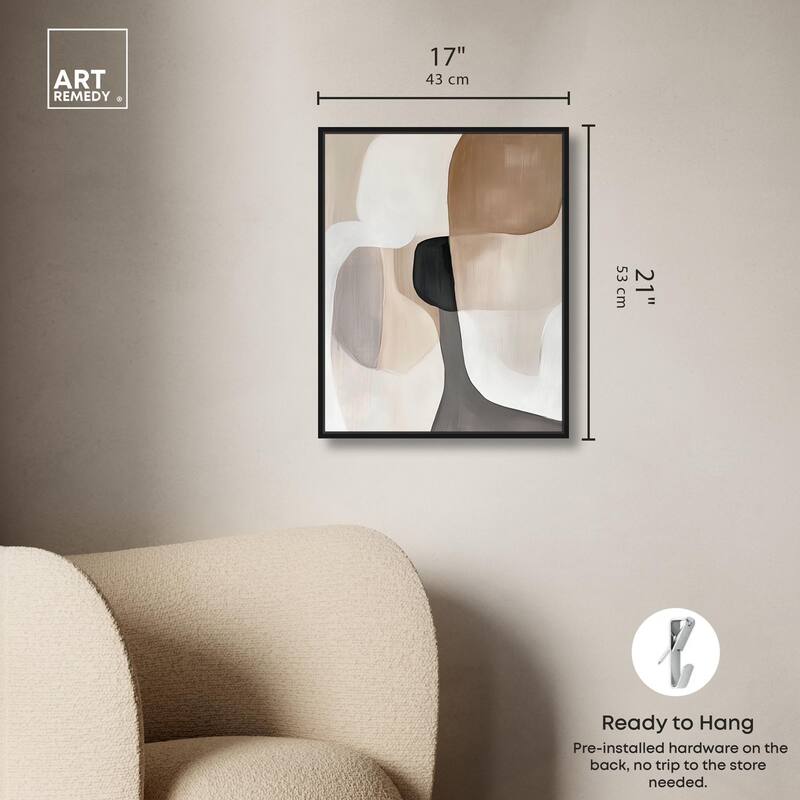 Curvilinear Composition II Canvas by Art Remedy