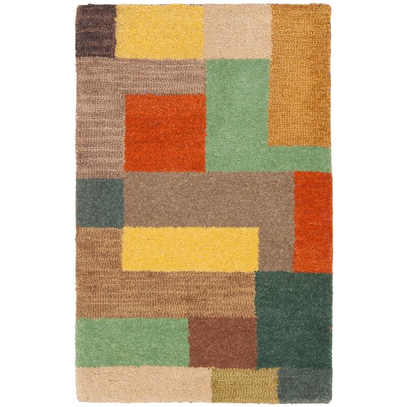 SAFAVIEH Handmade Soho Ariane N.Z. Wool Rug - 2' x 3' - Multi
