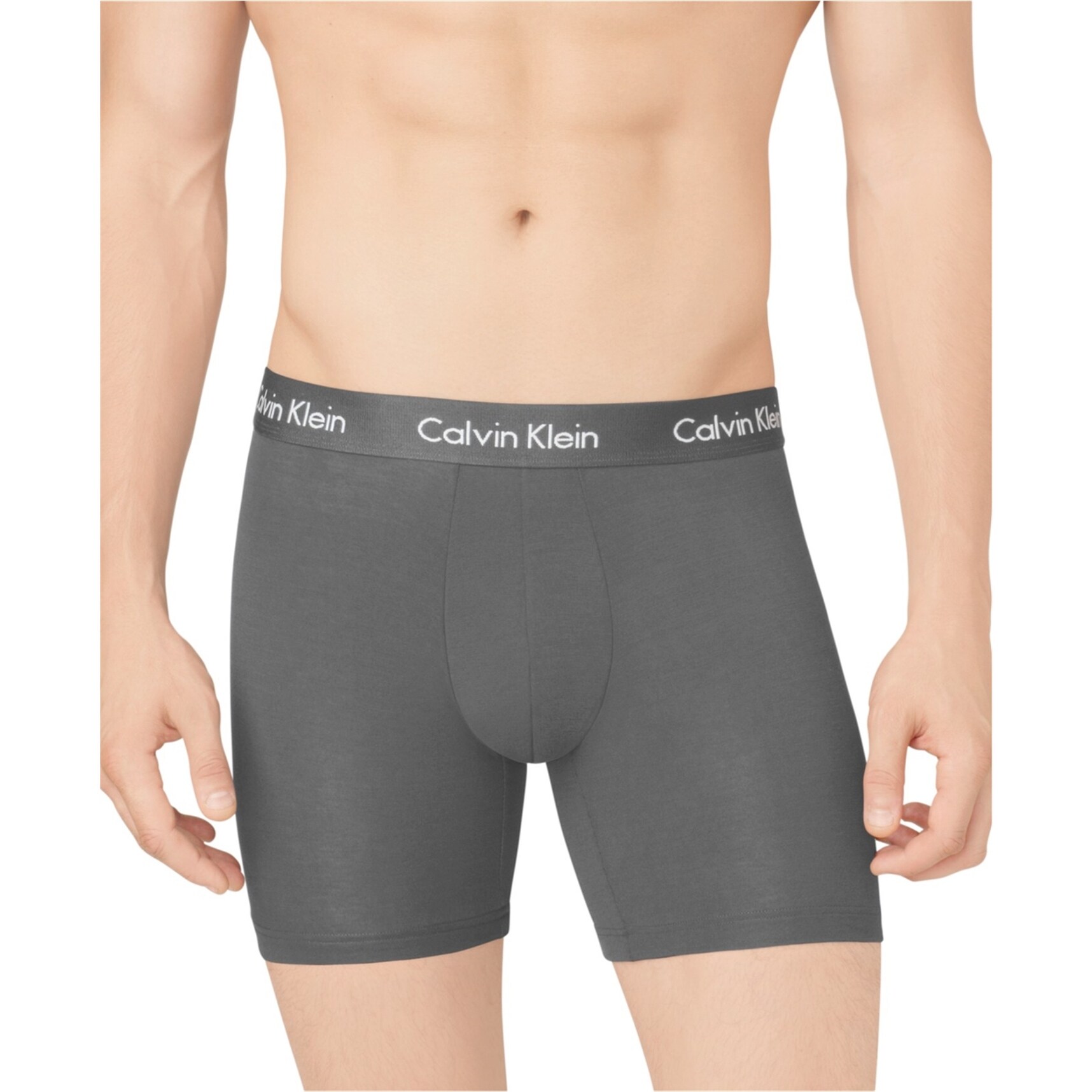 Shop Calvin Klein Mens Body Modal Underwear Boxer Briefs Grey
