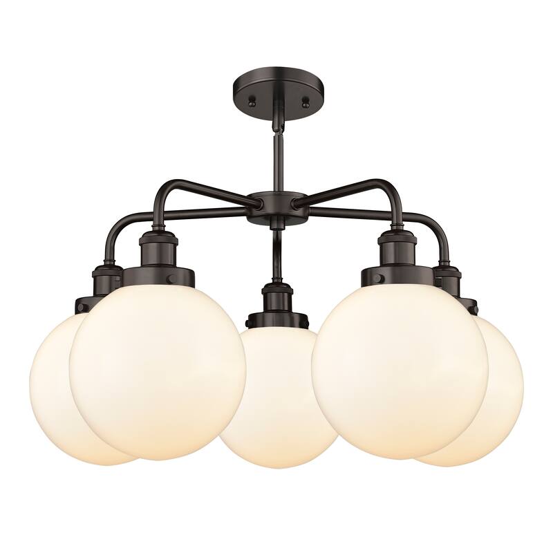 Innovations Lighting Beacon - 5 Light 26" Stem Hung Chandelier