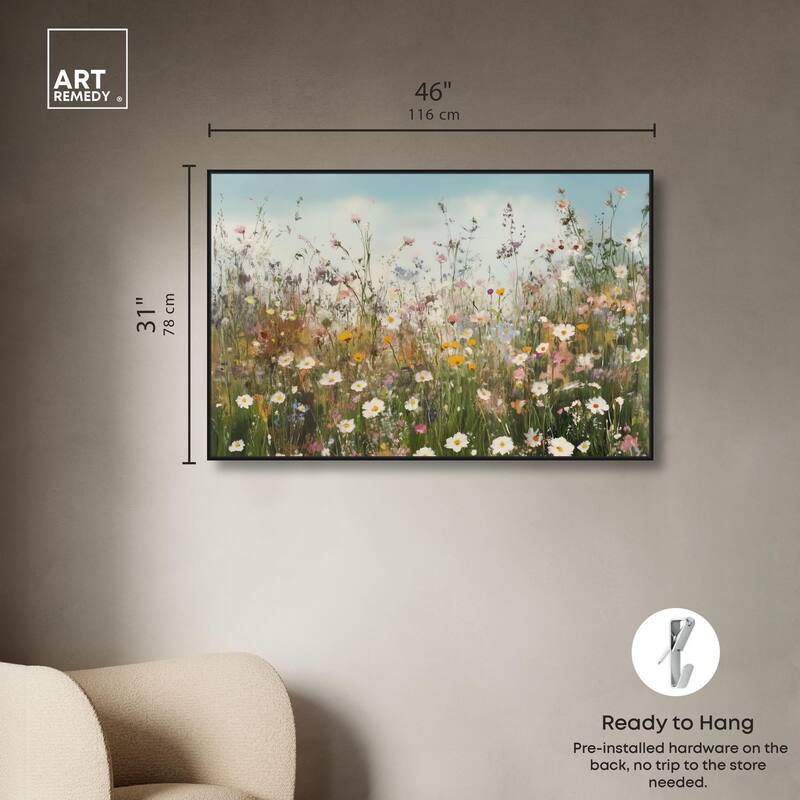 Glimmering Glade Garden III Canvas by Art Remedy