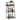 3 Tier Narrow Bathroom Shelf with Drawers, Bathroom Organizer, Open Floor Standing Ladder Rack for Tight Spaces