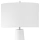 preview thumbnail 5 of 5, Uttermost Santino Crackled Ivory Table Lamp - 31" H X 17" W X 17" D