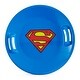 preview thumbnail 1 of 5, Slippery Racer Downhill Pro Superman Plastic Saucer Disc Snow Sled Slider, Blue - 2