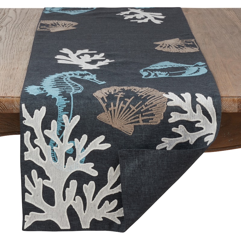 Sea life Print Table Runner