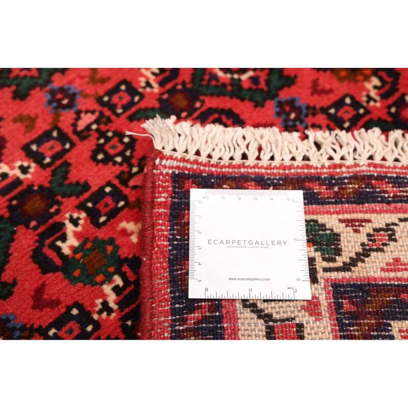 ECARPETGALLERY Hand-knotted Andelz Red Wool Rug - 2'8 x 9'8