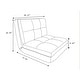 preview thumbnail 8 of 61, Loungie Microsuede 5-position Convertible Flip Chair/ Sleeper