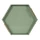 preview thumbnail 45 of 97, Kate and Laurel Lipton Hexagon Decorative Tray - 18x18