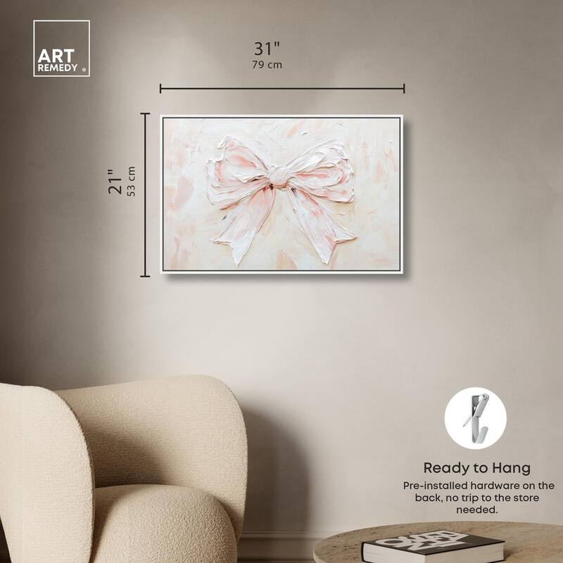 Relief Ribbons Canvas by Art Remedy
