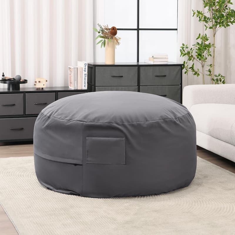 Bean Bag Chair, Oversized Beanbag for Gaming Reading Foam Filled Couch with Removable Cover for Living Room Bedroom College Dorm