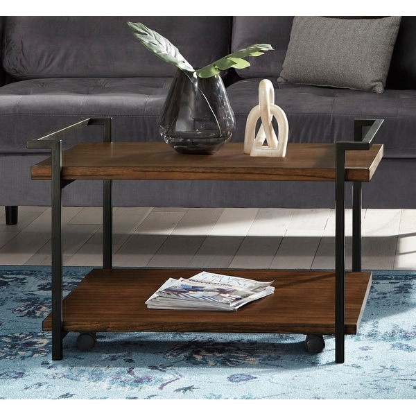 Small black hot sale metal coffee table