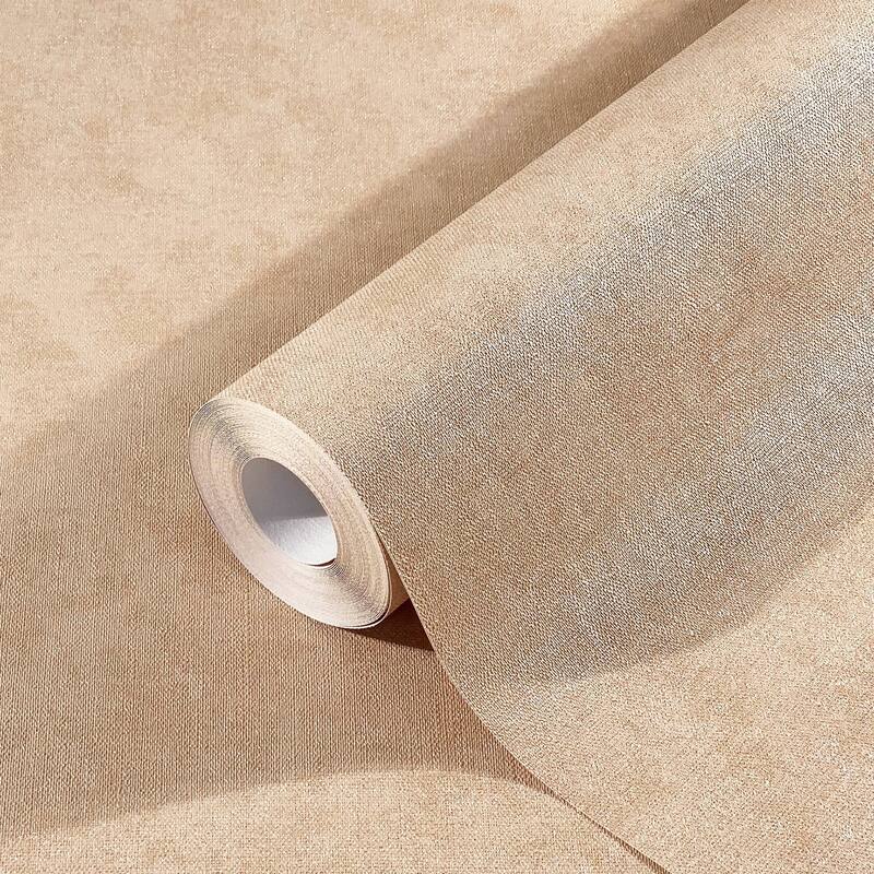 Galerie Wallcoverings Flora Plain Texture Vinyl on Non-woven Lustre Wallpaper Roll