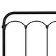 preview thumbnail 3 of 5, Hillsdale Furniture Jocelyn Metal Headboard Only, Black Sparkle