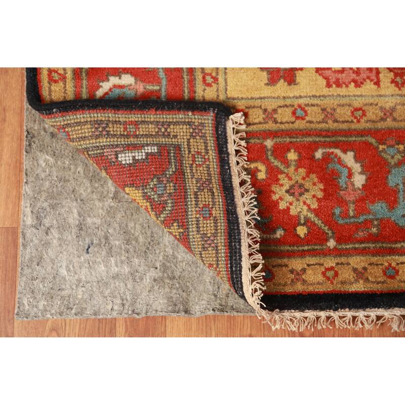 Geometric Heriz Serapi Oriental Area Rug Handmade Wool Carpet - 7'10" x 9'8"