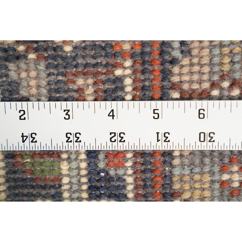 Hand Knotted Oriental 100% Wool Carpet Traditional Medallion Oranges & Rust Heriz (serapi) Area Rug - 5' 1'' X 3' 0''