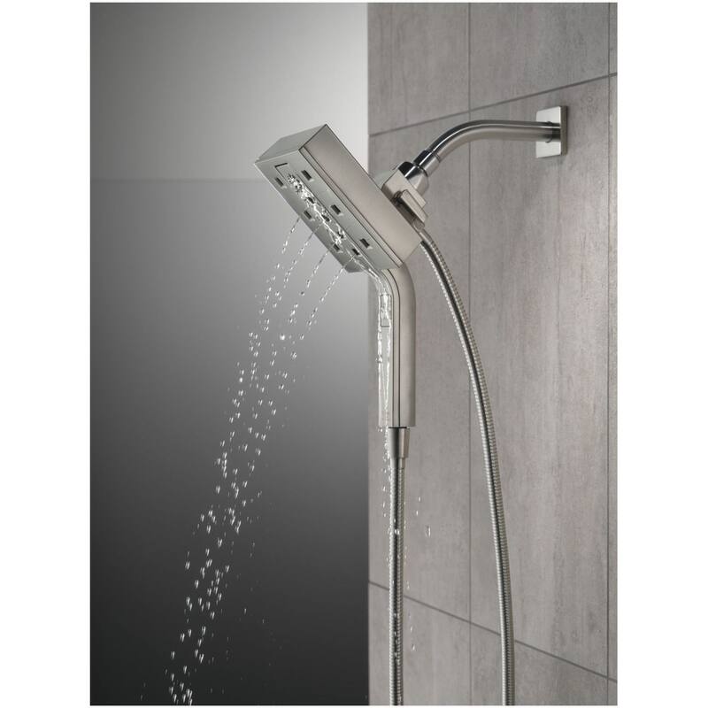 Delta In2ition 2.5 GPM Multi Function Shower Head with H2Okinetic and