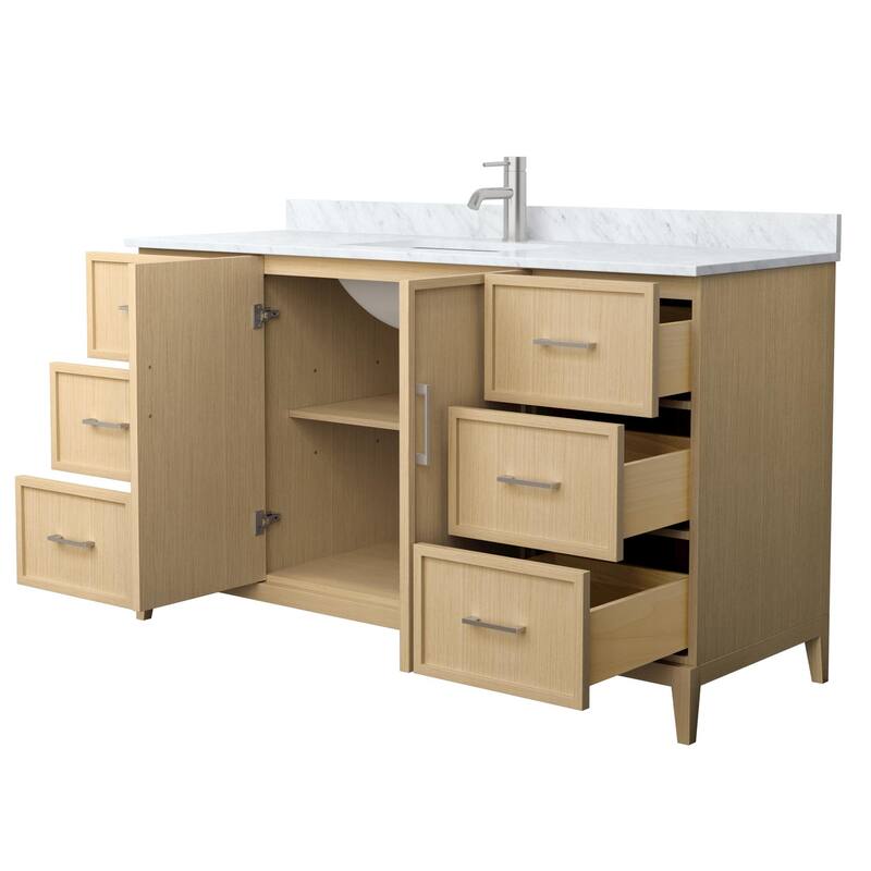 Elan 60-inch Single Vanity, Marble Top