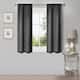 Miranda Haus Classic Modern Solid Blackout Curtain Set with 2 Panels