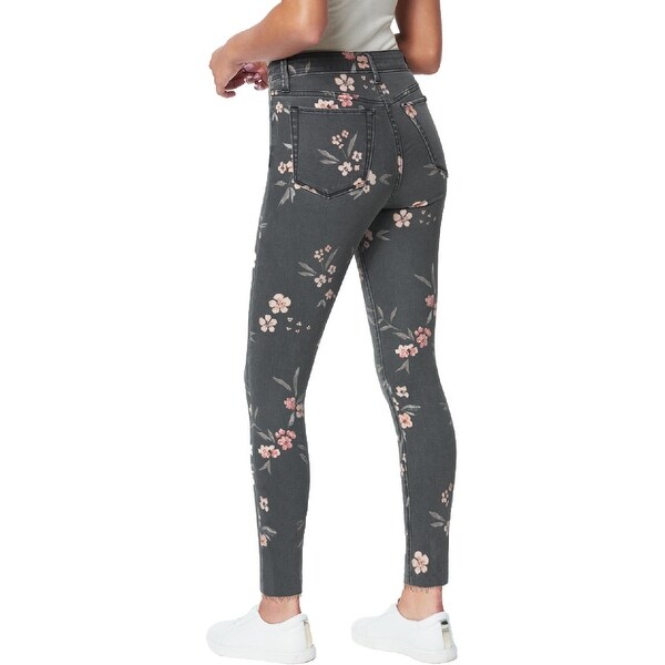 floral print jeans womens