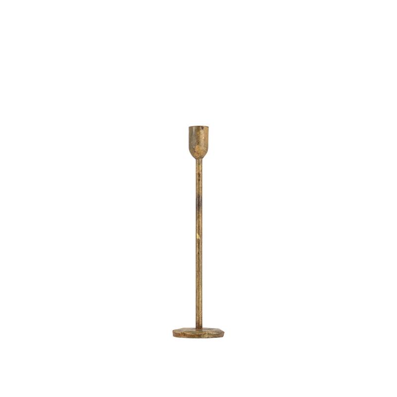 Candle Holder H 9" x Dia 2.25" Old Brass - OLD BRASS - OLD BRASS