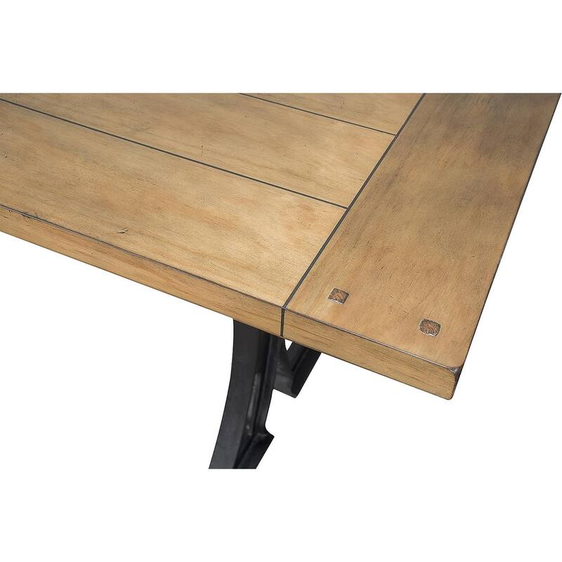 Toulouse Rustic Writing Desk, Writing Table, Office Desk, Brown
