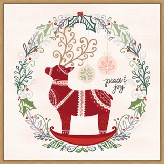 Hygge Christmas II by Noonday Design Canvas Art Framed - 22 x 22 in