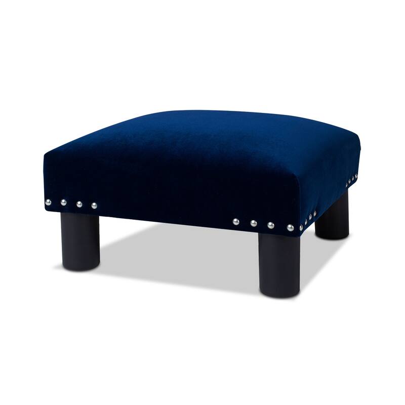 Jules 16" Square Footstool Ottoman