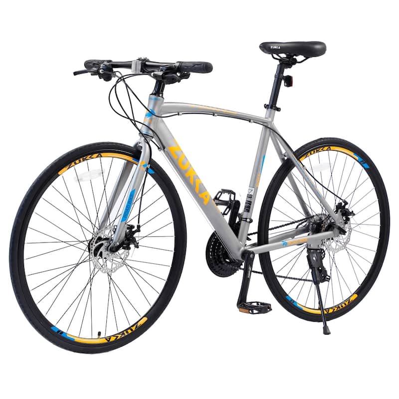 24 Speed Hybrid Bike Disc Brake 700C for men women's City Bicycle