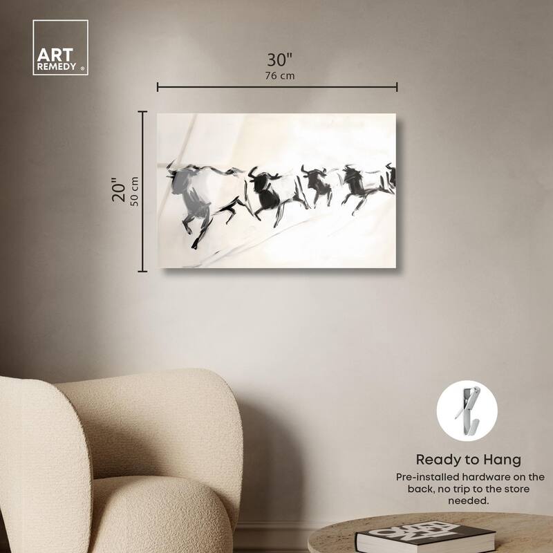 Bovine II Acrylic by Art Remedy, Ready to Hang