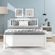 preview thumbnail 9 of 11, Grey Full Bed with Headboard, Footboard, Nightstand for Kids, Teens, Adults