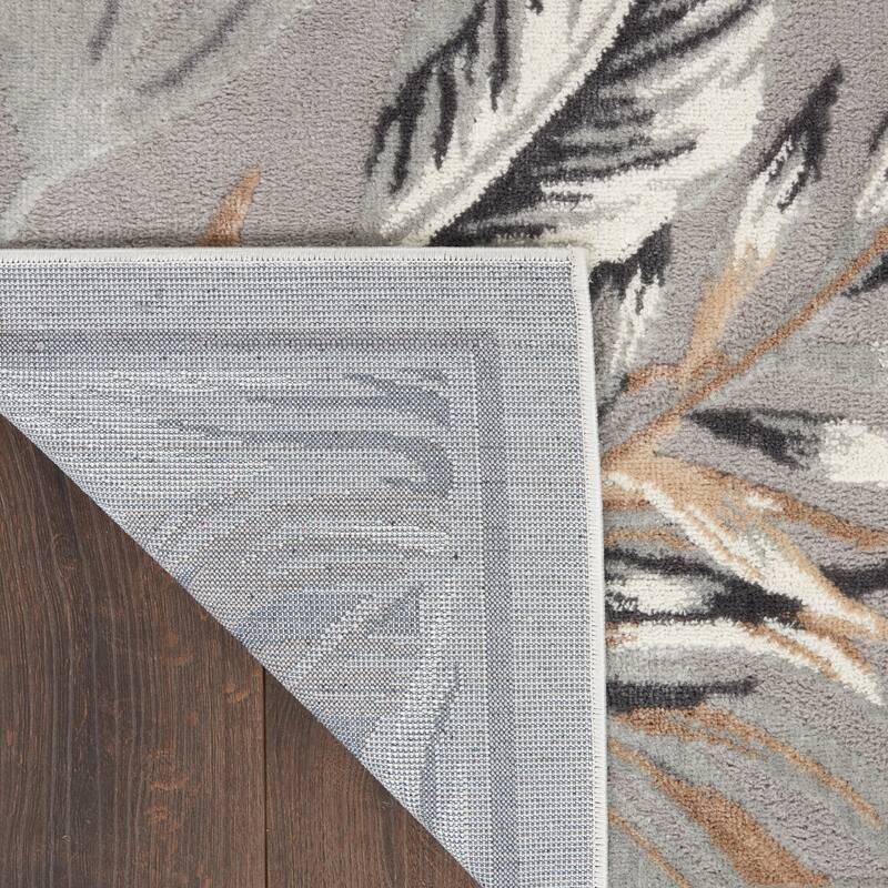 Nourison Pompeii Tropical Bordered Area Rug