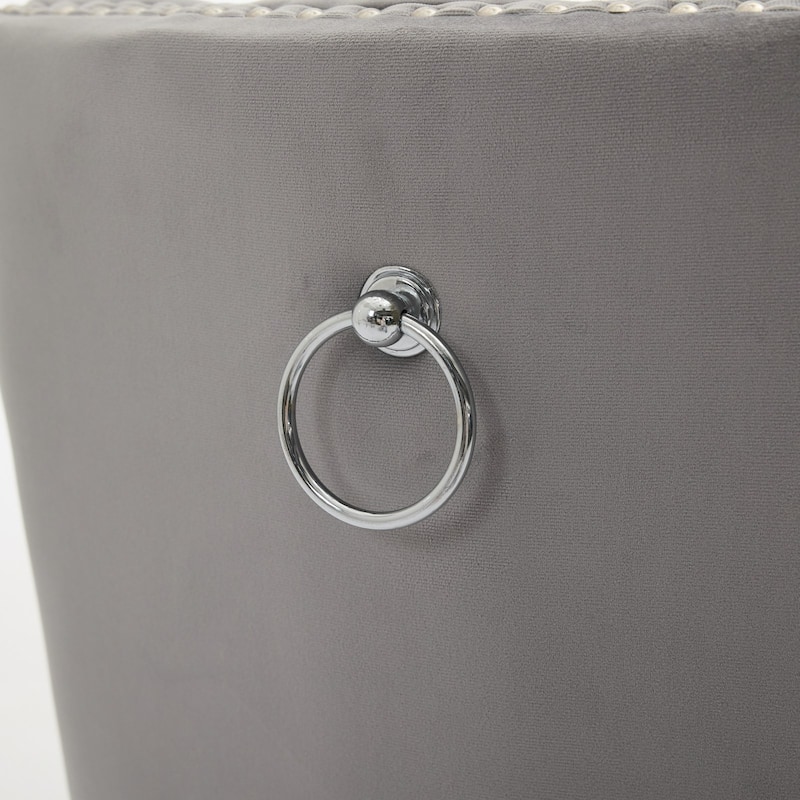 High-end Tufted Solid Wood Contemporary Velvet Upholstered Dining Chair with Wood Legs Nailhead Trim 2-Pcs Set