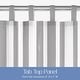 preview thumbnail 23 of 39, Stripe Outdoor UV Protected Privacy Tab Top Panel