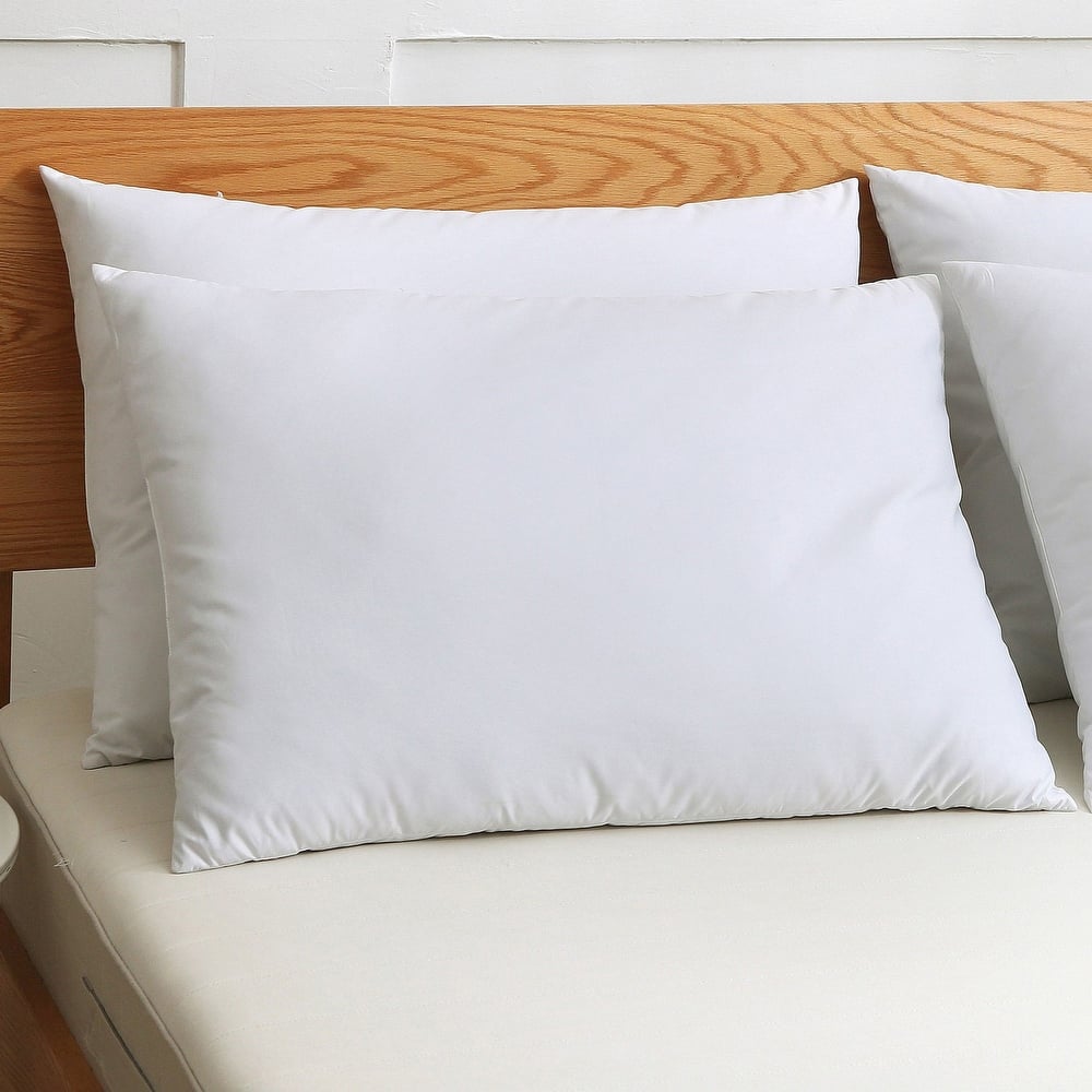 St. James Home Cotton Silver Goose Nano Feather Pillows (Set of 2) - White