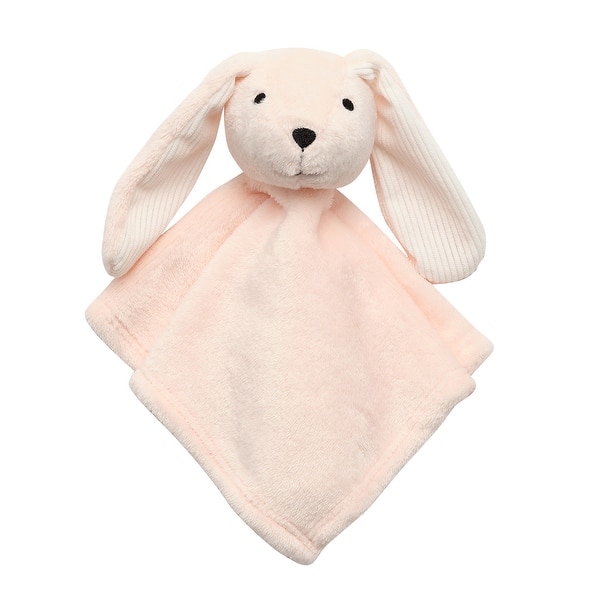 slide 2 of 4, Lambs & Ivy Pink Bunny Soft Baby/Child/Toddler Plush Lovey Security Blanket