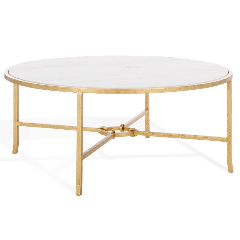 SAFAVIEH Couture Tauri Forged Metal Round Coffee Table - 36"W x 36"D x 15"H