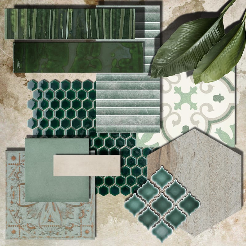 Merola Tile Joliet Prisma Jade 3" x 12" Fluted Ceramic Wall Tile