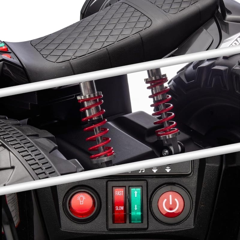 24V 2 Seat Ride on Toys Kids ATV 4 Wheel Quad Bike for Kids Best Gift