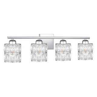 Gibson 4-Light Polished Chrome Vanity Light