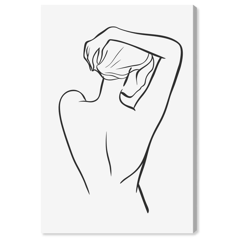 Woman in Contour Canvas by Art Remedy, Gallery Wrapped - 20" x 30"