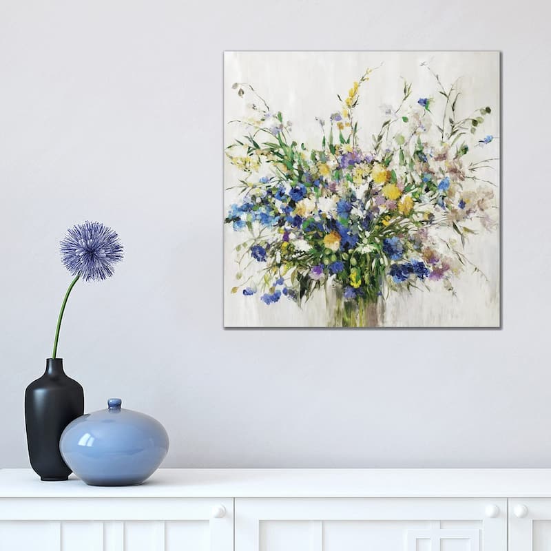 iCanvas "Wild Flower Bouquet" by Asia Jensen Canvas Print - 18x18x1.5