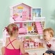 preview thumbnail 2 of 4, Kids Dollhouse Playset with 5 Simulated Rooms & 10 Pieces of Furniture