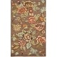 preview thumbnail 13 of 13, SAFAVIEH Handmade Blossom Ela Modern Floral Wool Rug 5' x 8' - Brown/Multi - Rectangle