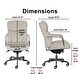 preview thumbnail 45 of 56, La-Z-Boy Sutherland Office Chair with Padded Arms