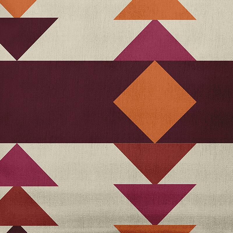 Sagebrush Decorative Throw Pillow - 18" x 18" - Pomegranate