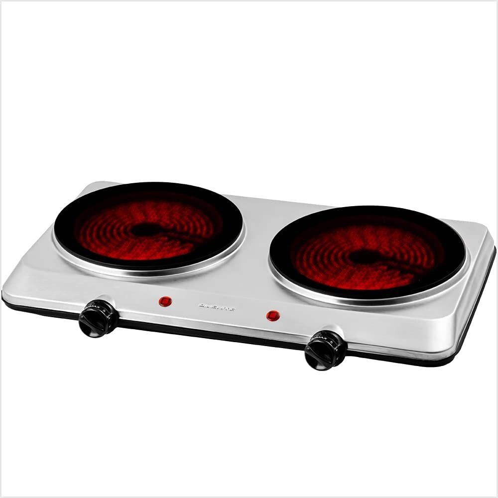 Electric Cast Iron Stovetop Hot Plate For Cooking- 1500W Single OR 1800W  Double
