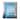 Blue 3D Geometric Vinyl Shower Curtain Liner Waterproof