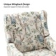 preview thumbnail 42 of 44, Gastone Transitional Floral Fabric Nursery Recliner with Curved Arms by HULALA HOME(Set of 2)