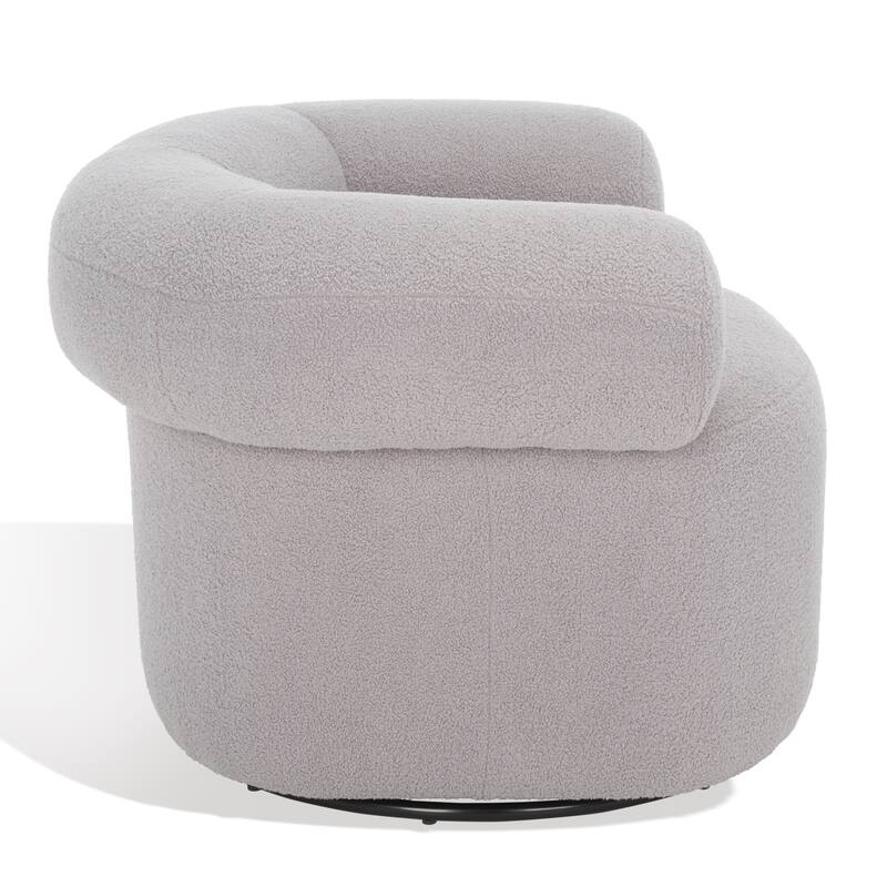 SAFAVIEH Couture Donella Swivel Accent Chair - 37 In. W x 33 In. D x 25 In. H - 37Wx33Dx25H