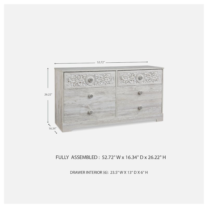 Signature Design by Ashley Paxberry White Dresser